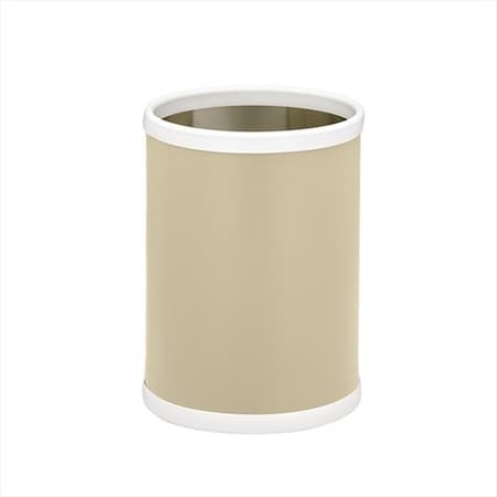 Sharptools B.C. Ivory 10 Inch Round Waste Basket SH88597